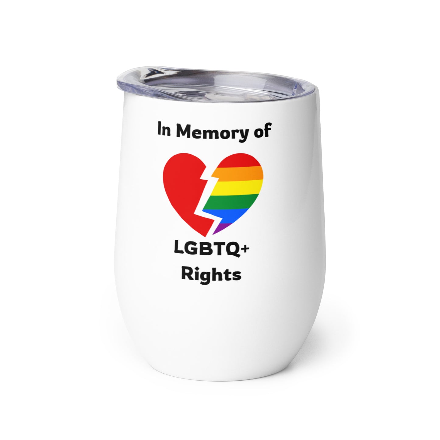 Wine tumbler LGBTQ+ Rights