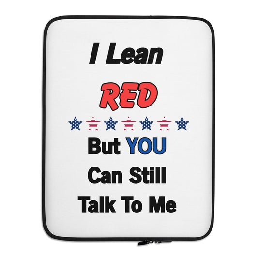Laptop Sleeve 15" I Lean RED Wht