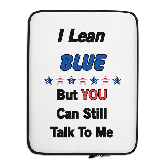 Laptop Sleeve 15" I Lean BLUE Wht