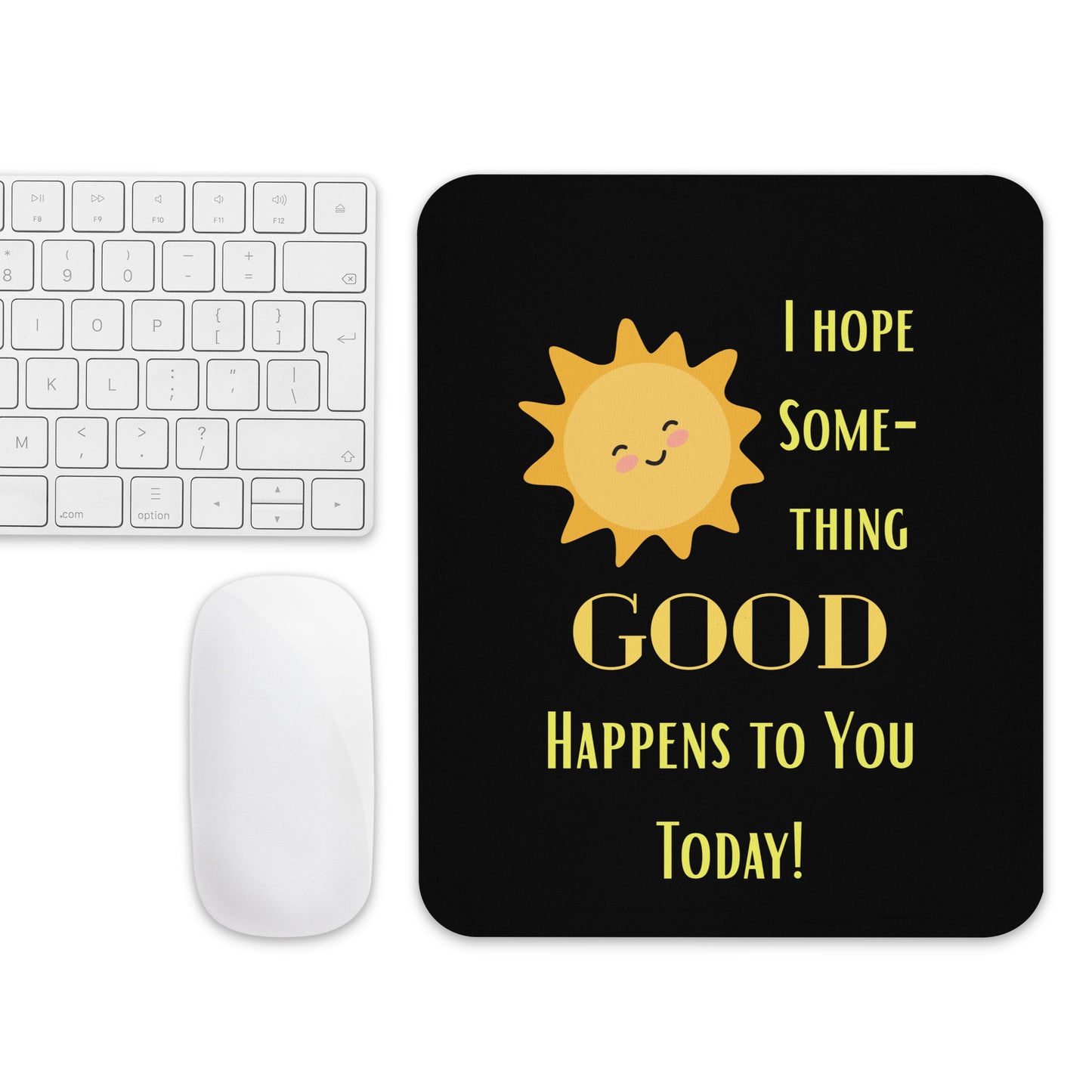 Mouse pad Good Happens Blk