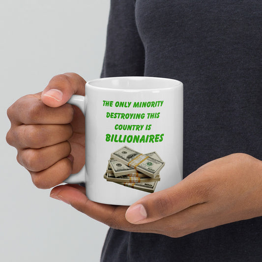 White glossy mug Billionaires S/M/L